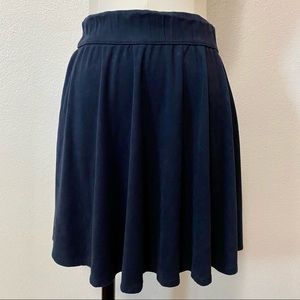 Hollister Navy Suede Feel Skirt Size Large